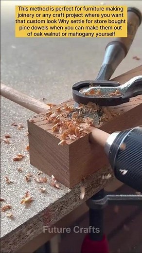 How to Make Perfect Wooden Dowels at Home