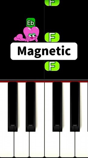Magnetic (Piano Tutorial) #ILLIT