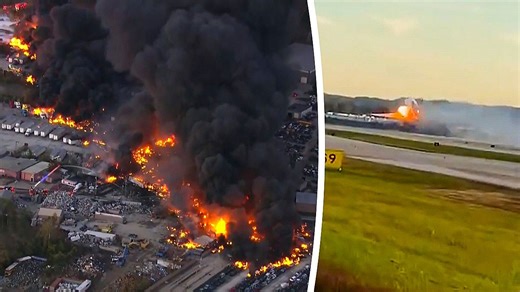 ケンタッキー州でUPS貨物機が離陸直後に墜落、少なくとも7名が死亡