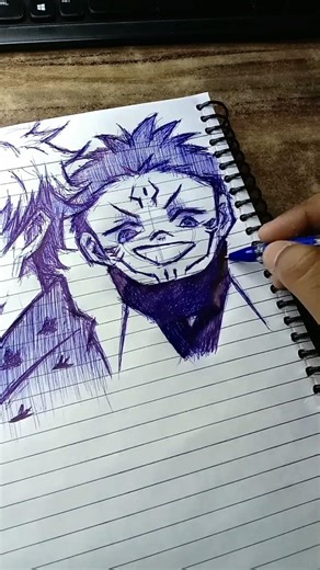 Quick Sketch of Sukuna ✨ #sukuna #jjk #drawing #quicksketch