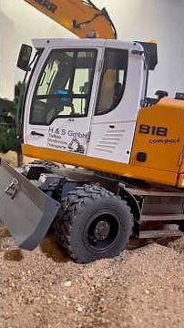 Liebherr 918 Compact RC-Bagger! Einsatz auf der Baustelle! #excavator #modellbagger #modellbau