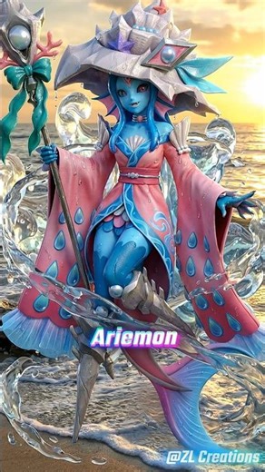 Sangomon to Ariemon Evolution #Digimon #DigimonAI #Digivolution