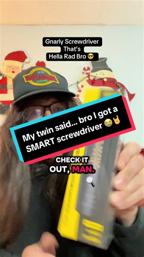 POV: My long-haired, slightly burnt-out twin brother opens the video like, “Whoa dude… Fanttik sent me a new screwdriver because they loved my other videos.” He’s holding a basic old-school screwdriver like it’s a relic from the Stone Age — then he sees the Fanttik E2 Ultra and goes, “Bro… this is an UPGRADE. I got a SMART screwdriver now.” And honestly? He’s not wrong. • –38% OFF — only $55.99 • 0.6N.m torque 270RPM precision motor • 50 magnetic S2 bits • Sci-fi gradient torque indicator • Pop-