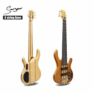 [Hot Item] Custom Neck Through Body 6 String Bass Guitar