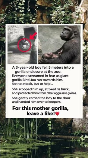The Gorilla Who Saved a Child 🦍❤️ | Incredible True Story