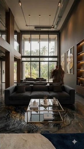 Luxury living room epoxy glow-up ✨ From raw to flawless|#epoxyfloor #design #interiordesign