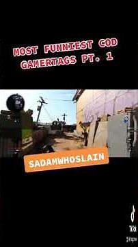 Funniest COD gamertags ever PART 1
