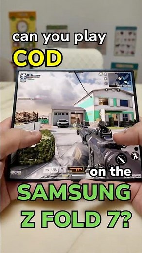 COD MOBILE on the Z FOLD 7 is INSANE 😳📱