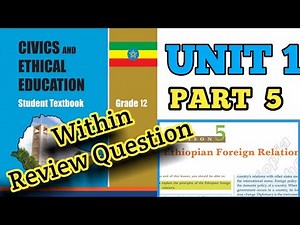 Civics Grade 12 Unit 1 Part 5 | Focused Students |