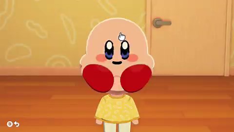 This custom Kirby mii in Tomodachi Life looks perfect! 😭