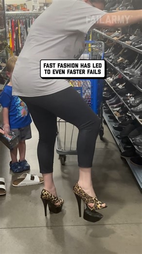 18M views · 3.1K reactions | I think I'll wear these out  #shoes #heels #momlife #fails #shorts #reels | FailArmy | Facebook