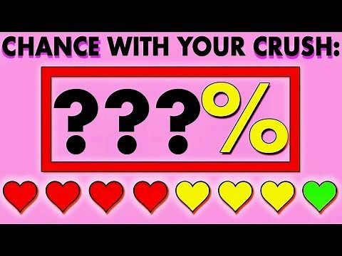 Do You Have A Chance With Your Crush? Love Personality Test | Mister Test