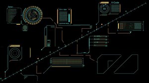 Animated screen with a system of operations for analyzing the received data