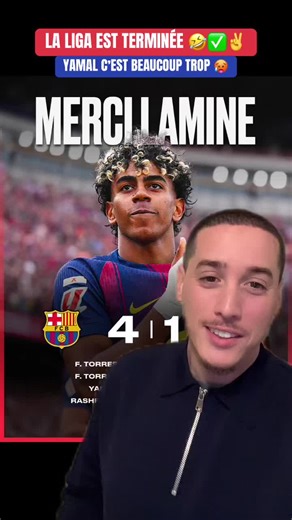 Barça Champion d'Espagne, Yamal Roi de la Liga