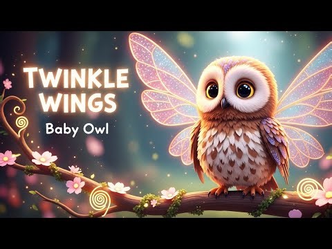 Twinkle Wings Baby Owl 🦉✨ Fun Nighttime Song for Kids | Toddler Star Adventure