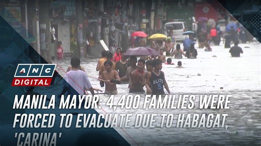 174K views · 1.2K reactions | Over 4,000 families are evacuated from flood-hit areas of Manila. #ANCTheWorldTonight | ANC 24/7 | Facebook