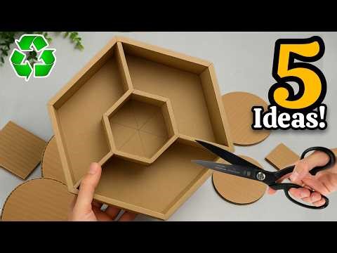 Transforming Cardboard & Jute♻️😱 5 GENIUS Recycling Ideas That Will Amaze You!
