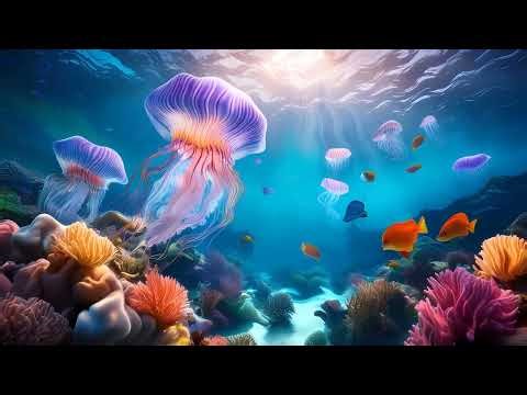 Underwater Jellyfish 4K | 3 Hours Sleep & Relaxation