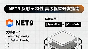 .NET9 反射 + 特性高级框架开发指南：专为进阶开发者打造，附完整源码注释 + 性能调优技巧，赠送框架设计规范与落地案例！