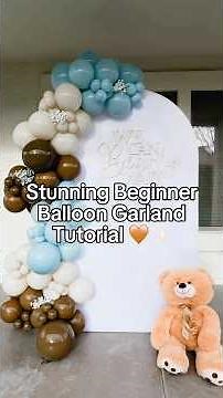 Stunning Beginner Balloon Garland Tutorial | Easy Balloon Decor for Parties & Events ✨