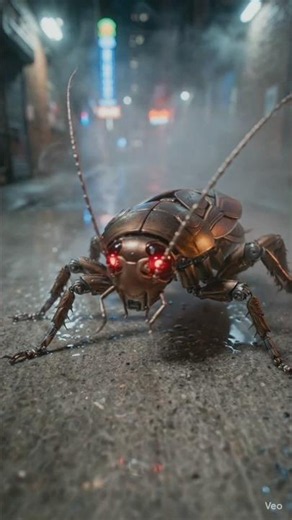 Mechanical Ladybug vs Cockroach Transformation ⚙️ Hyper Realistic Robot Insects