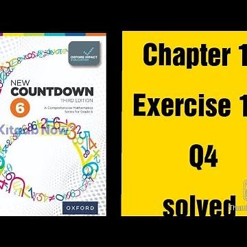 oxford new countdown book 6 third edition || chapter 11 || Exercise 11A || Q4 solved