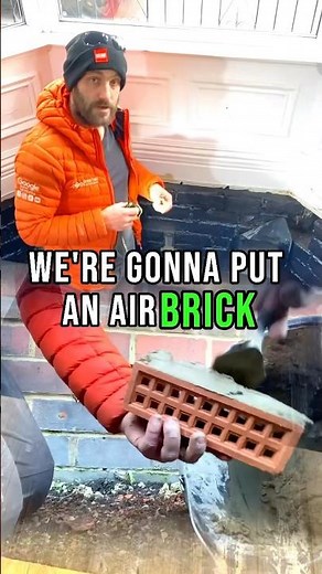 How to prevent dampness, installing air bricks 🔥