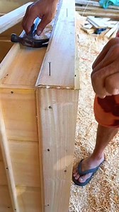 a simple way to straighten a bent board before nailing it #reelsfyp #tricks #carpenter #woodworking | Rahman Achil