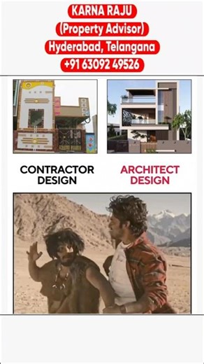 Contractor Design vs Architect Design 😱 | Don’t Make This House Mistake in Hyderabad #houseplanning
