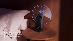 Space Heater, Portable Electric Small Heater for Indoor, 1500W PTC Ceramic Fast Safety Heater for Desk Office Bedroom Home,12H Timer, 3 Modes, Overheating & Tip-Over Protection