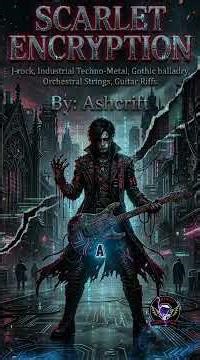 SCARLET ENCRYPTION : Cyberpunk Visual Kei Rock 🎸🔥 #Shorts #JRock