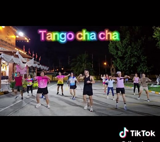 Tango cha cha #ไลน์แดนซ์ #เทรนด์วันนี้ #ออกกําลังกาย #แอโรบิค