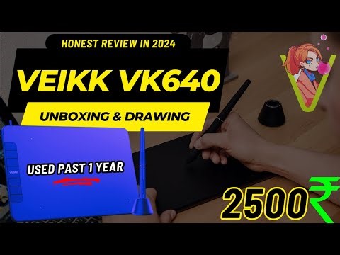 Veikk VK640 Review | Best Pentab for Online Teaching 2024 | Under 2500