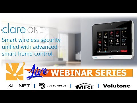 Clare One - Professional Wireless Security Unified with Full-Featured Home Automation