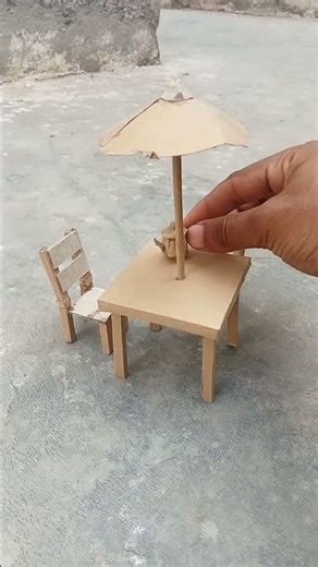 Amazing Cardboard Tea Table with Chairs 🥰🤩 Hype my Video it's free!🔥#hype