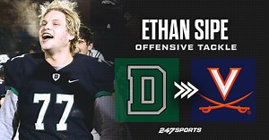 Dartmouth OL transfer Ethan Sipe commits to Virginia, he felt wanted by staff