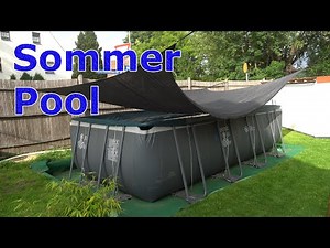Intex Aufstellpool Sommerpool | Intex Ultra XTR Frame Rectangle Pool | 549x274x132
