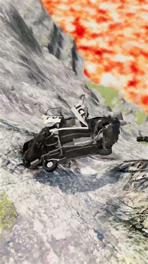 Cars vs Giant Lava Pit – BeamNG.drive 01 #beamng #shorts #beamngdrive #car #usa #viral #india