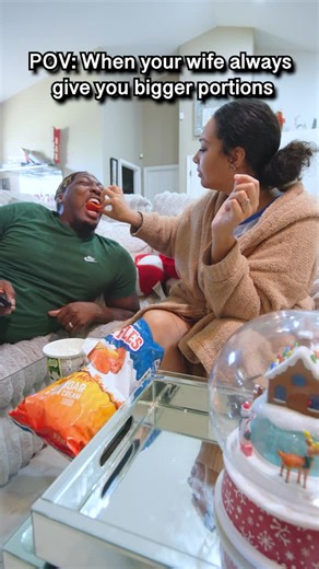 Bam and Bri Nation on Instagram: "Fatten me up while she look good 😭🤦🏾‍♂️ #relatable #eating #marriedlife #relationship #sabotage"