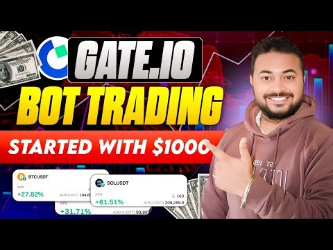 Gate.io Bot Trading| Started With $1000 | Live Performance|