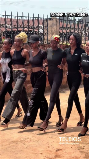 TELEIOS MODEL TRAINING Kindly send a DM with your full picture/Headshot to be scouted✅ #modelling #TFW26 #Runway #modelscout #viralvideo