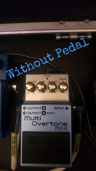 The sound of the Boss MO-2 Multi Overtone. The MO-2 produces incredibly distinctive and expressive tones only possible with the magic of MDP. Using your guitar’s rich harmonic characteristics as a starting point, the MO-2 builds completely new voices that enhance and thicken your normal sound. Three different modes offer diverse tone-shaping options, while the DETUNE knob unlocks a wide range of impressive modulation effects. From shimmery multi-string resonance to flute-like transparency to pow