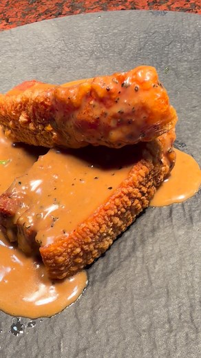 5.5K views · 45 reactions | Crispy belly pork | Sambuca Trinity Square, Gateshead | Facebook