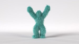 Hairy Monster Dancing 3d Animation Stock Footage Video (100% Royalty-free) 1099268307 | Shutterstock