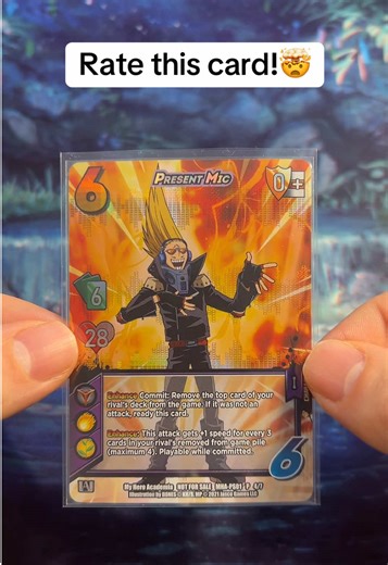 Evaluación de la carta en My Hero Academia