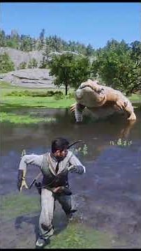 The best way to hunt the Legendary Bull Gator as Arthur Morgan...