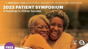Free event for kidney patients, caregivers, health care professionals