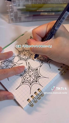 「そっからどう仕上げる？」という視点で見てもらえると🫶#zentangleart #zentangle #doodle #relaxing #drawwithme