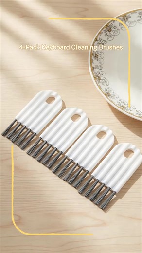 4-Pack Computer Keyboard Cleaning Brushes, Office Home Dust Removal Tool, Electronic Accessories, Travel Essential, Perfect Holiday Gift