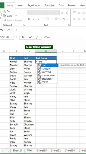 How to combine data in the Excel | Excel Tips and Tricks #spreadsheets